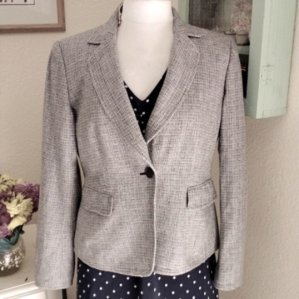 Ellen Tracy Cotton Blend Jacket